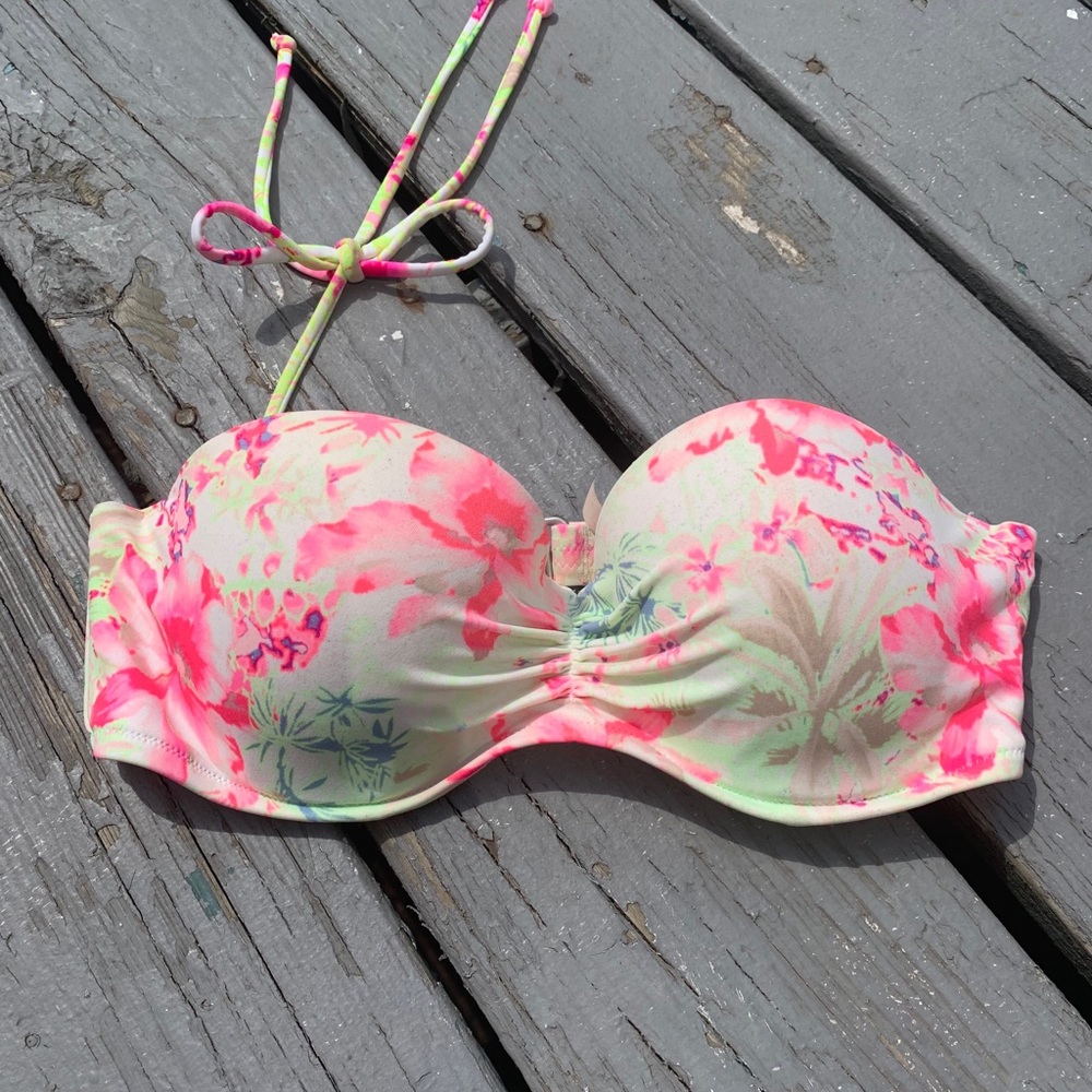 VICTORIA SECRET BANDEAU SWIM TOP 34C